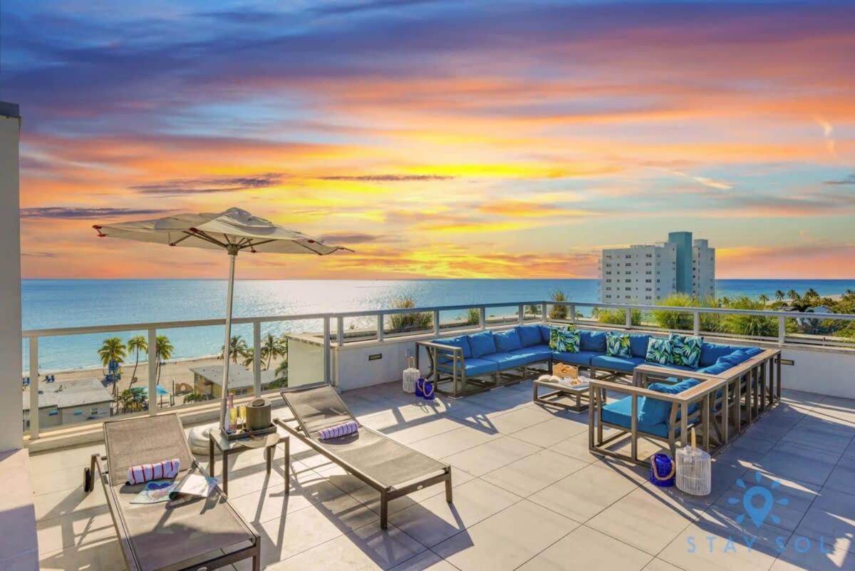 Most Liked Home - Rooftop Pool - Hollywood Beach - Gym Exterior foto